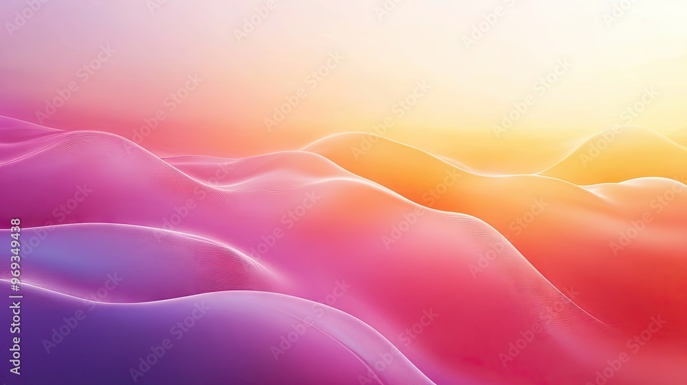 Aufkleber gradient background with smooth transitions between warm tones, evoking a sunset-like atmosphere.