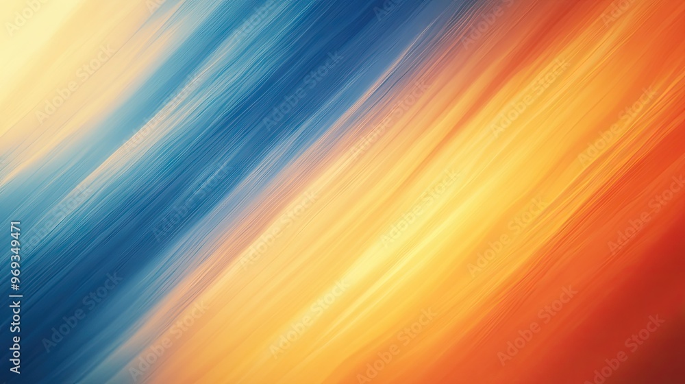Poster gradient background with smooth transitions between cool and warm tones, perfect for balanced and ha