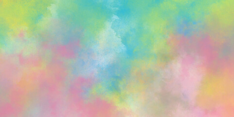 amazing colorful abstract watercolor texture, Holographic rainbow color paper texture, blur holographic rainbow foil iridescent panoramic texture with cloudy stains.	