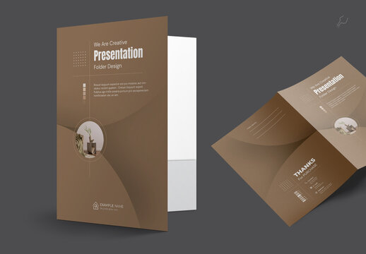 Presentation Folder Template
