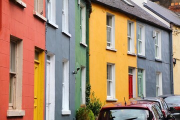 Limerick city street in Ireland