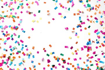 Colorful confetti celebration background