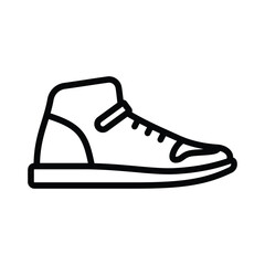 cool shoes icon line vector design in trendy style