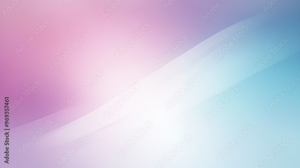 Poster soft gradient background with smooth transitions between cool tones, ideal for calming and serene de