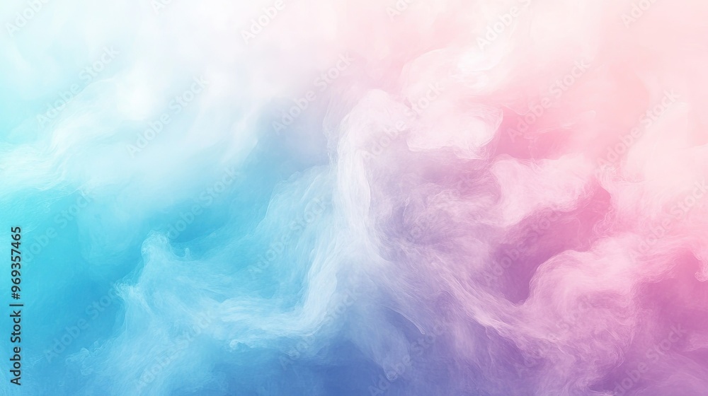 Poster soft gradient background with smooth transitions between cool tones, ideal for calming and serene de