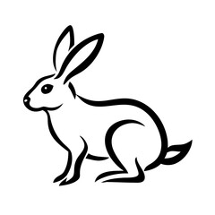 Adorable Rabbit Vector Illustration - SVG, Cricut Files, Clipart, and Cut Files for T-Shirts & Graphics