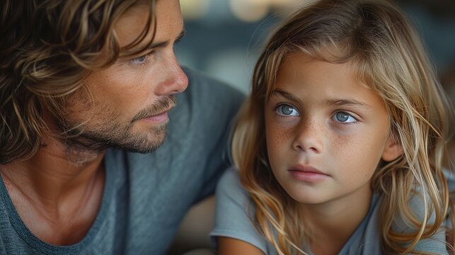 Parent scolding a child, family discipline scene, room for parenting advice and support services