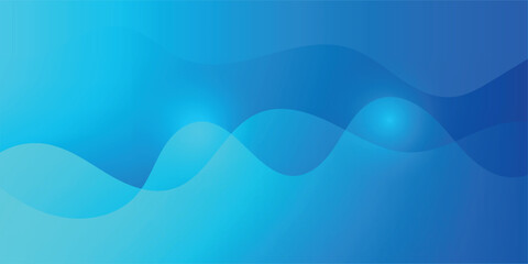 Blue abstract gradient background. Fluid shapes composition