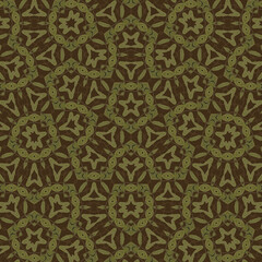 Fototapeta premium Tribal Pattern, Ornamental Wallpaper, Embroidery, Fantasy Home Decoration, Bohemian Style Ornaments, Botanical, Handcrafts, Textiles, Interior and Exterior Surface, Ceramics Tiles, Floral, Flowers