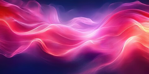 Obraz premium Abstract waves of color flowing in a gradient design.