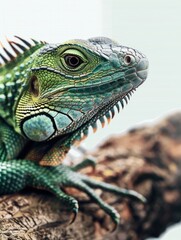 Fototapeta premium Striking Green Lizard
