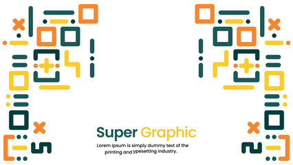 template background style super graphic shape