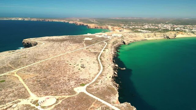 Drone 4K em Sagres , Algarve , Portugal