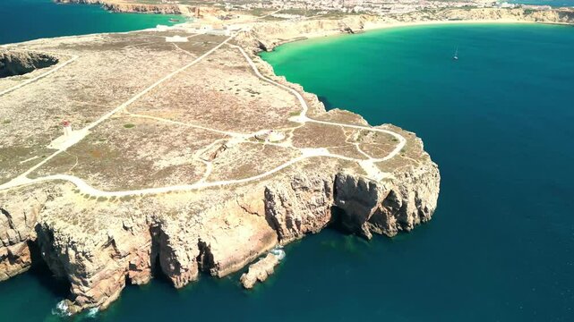 Drone 4K em Sagres , Algarve , Portugal