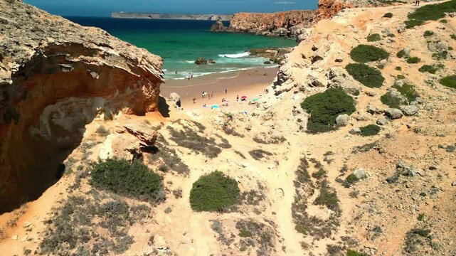 Drone 4K em Sagres , Algarve , Portugal
