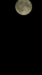 Obraz premium Full Moon Against Dark Night Sky