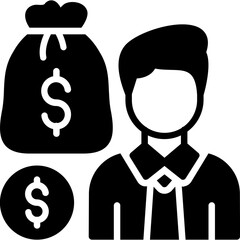 Fototapeta premium Creditor Icon
