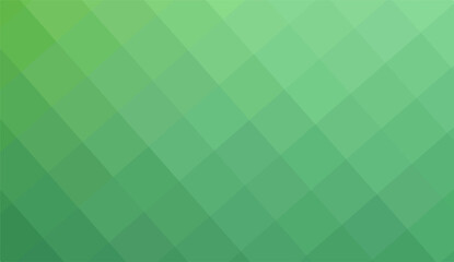 Fototapeta premium Gradient green background. Abstract vector texture with intersecting light and dark green squares. EPS 10. Illustration
