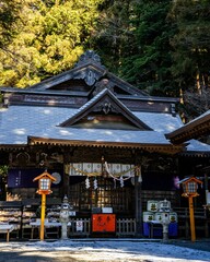 Arakura Fuji Sengen Shrine Temple Complex at the base of Cheurito Pagoda Mountain