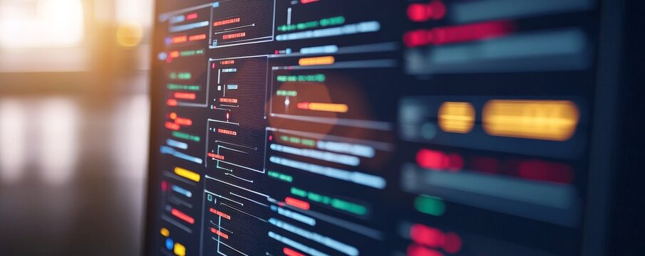 Software interface showing a detailed validation flowchart for process management, automated testing in tech industry