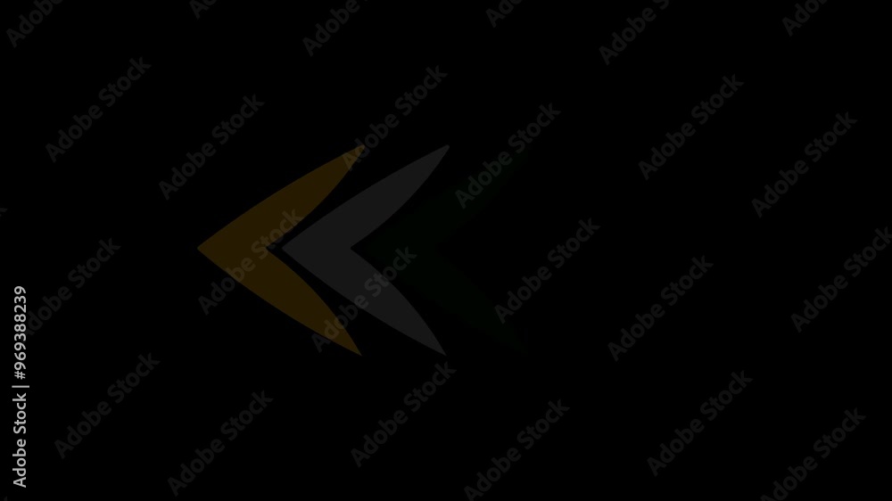 Poster arrows moving upward with abstract colorful swipe animation and smooth direction loading effect.