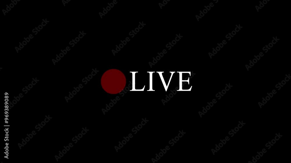 Poster live recording icons with rec button for video capture. featuring video recording sign and dynamic d