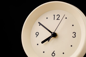 Alarm clock concept time and work time photo in high quality studio time and life