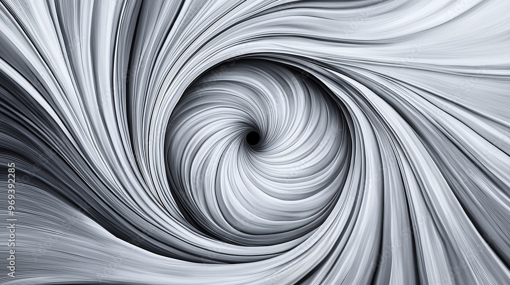 Poster a dynamic and abstract swirl of flowing lines and curves. these lines are intricately intertwined, c