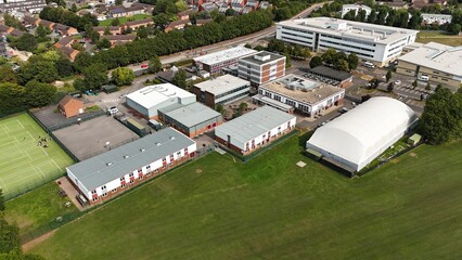Aerial view of Sir Henry Floyd Grammar School, Aylesbury