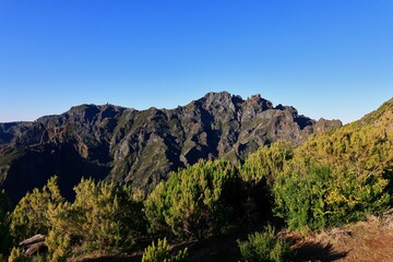 Pico do Arieiro mountain landscape in Madeira, Portugal.