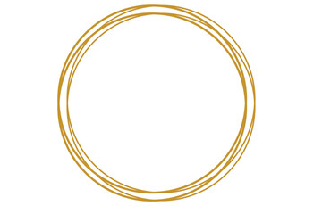 Hand drawn line circle sketch set. Doodle circles collection. Scribble round shape. Banner circle frames for text. Vector illustration.