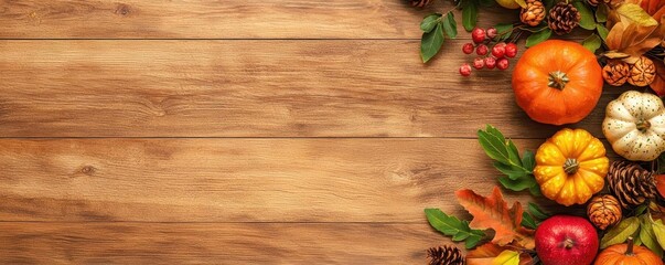 Thanksgiving team lunch with a harvestthemed table setting The warm, rustic decor and shared meal create a welcoming atmosphere for employees to relax and connect