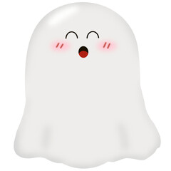 funny halloween ghost.
