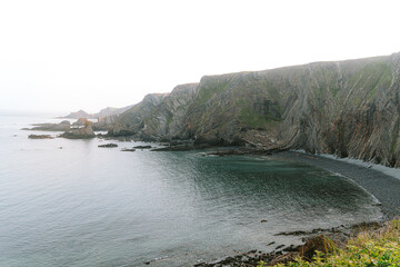 Rocky cliffs at Hartland Point