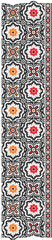 Flower and geometric Design pattern, background, wallpaper,fabric.
