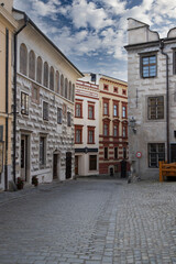Cesky Krumlov old town, UNESCO site, Southern Bohemia, Czech Republic