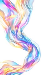 Fototapeta premium Abstract Colorful Swirling Waves Background
