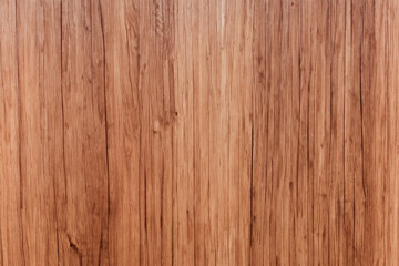 Seamless wood texture background with vertical wooden planks in brown color.