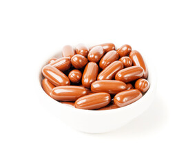 Cranberry Capsules, Garlic Extract Pills, Herbal Capsules Isolated, Analgesic Aluminum Blister, Painkiller Drugs