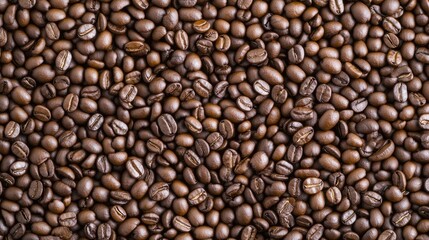 heart shape perfectly formed in the center of a bed of regular coffee beans, with the beans spilling outward in a circular pattern