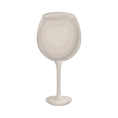 Illustration of wine glass 