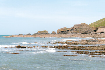 Rock coast at Hartland