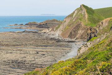 Rocky coastline at Hartland