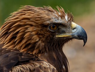 Majestic Golden Eagle Close-Up