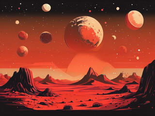 Obraz premium landscape with space