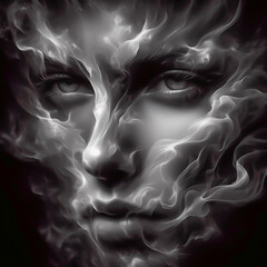 Fototapeta premium fire women