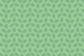 leaves seamless background Vector EPS 10