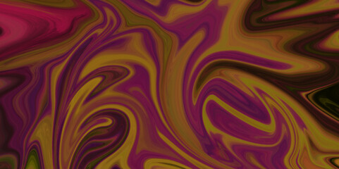 Abstract Liquid Marble acrylic painted waves texture with stains, marble oil ink liquid swirl texture with curved wave lines, black and white wave abstract background for any design and cover page.