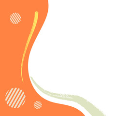 Abstract Blob Border Frame