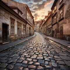 A breathtaking view of a historic and magnificent cultural district. The district is filled with buildings that carry the marks of the past. There are unique architectural styles that tell a story of 